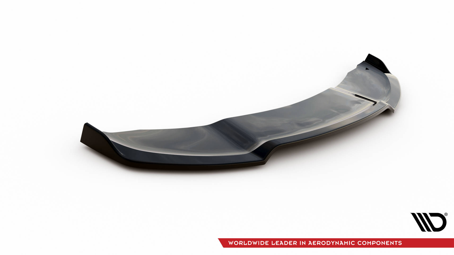 Street+ Spoilerlippe Front Ansatz V.2 passend für Mini Cooper John Cooper Works R56 schwarz Hochglanz