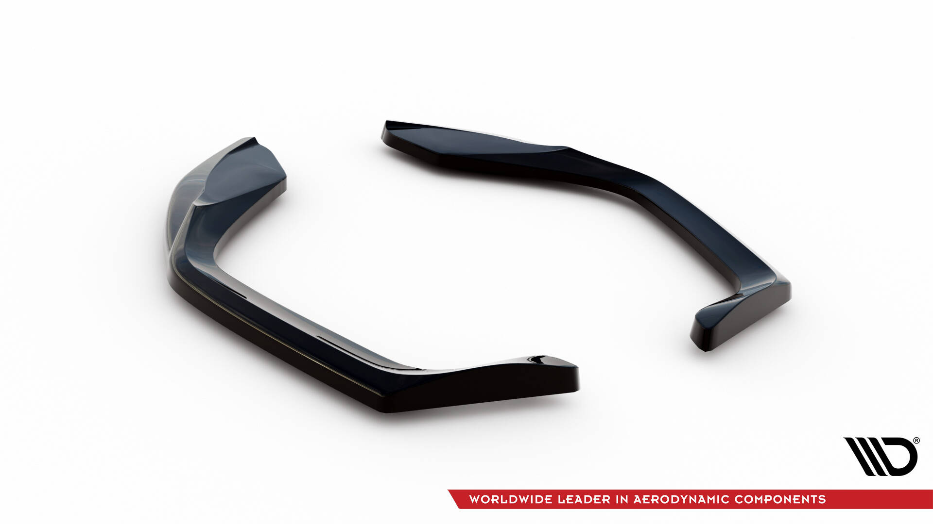 Diffusor Flaps V.1 passend für CUPRA Leon Hatchback Mk1 schwarz Hochglanz