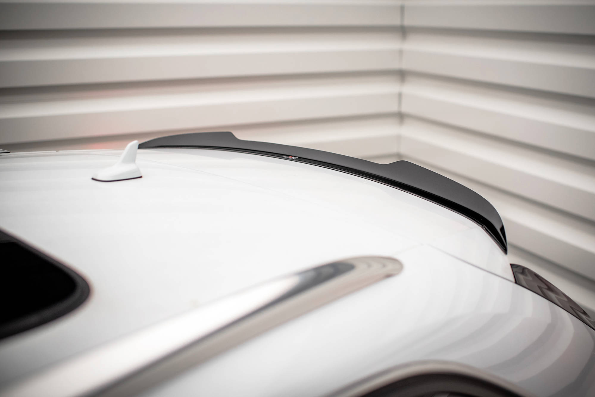Heck Spoiler Aufsatz Abrisskante passend für Audi Q3 Sport 8U FL / S-Line 8U schwarz Hochglanz