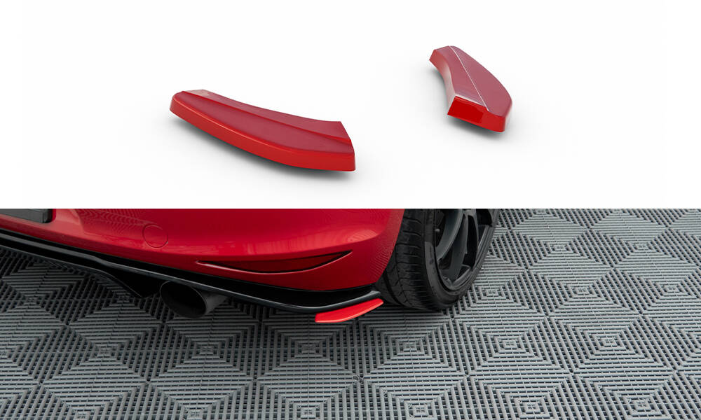Street+ Heck Ansatz Flaps passend für VW Golf Mk7 GTI CLUBSPORT