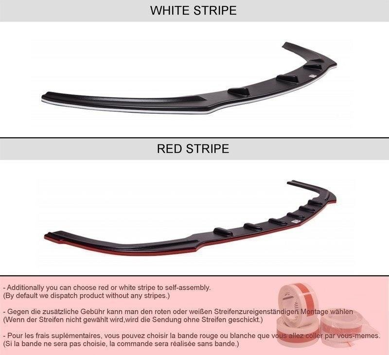 Diffusor Heck Ansatz für SEAT IBIZA 4 SPORTCOUPE vor Facelift Carbon Look