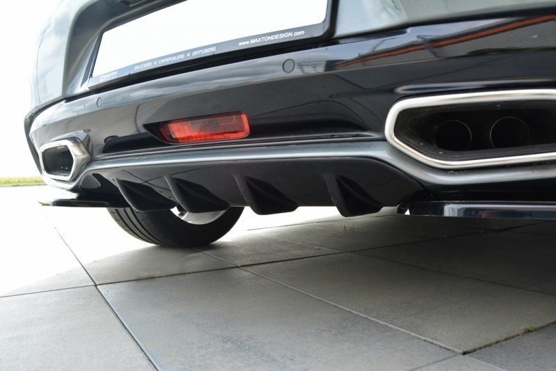 Street+ Heck Ansatz Diffusor passend für CITROEN DS5 schwarz Hochglanz