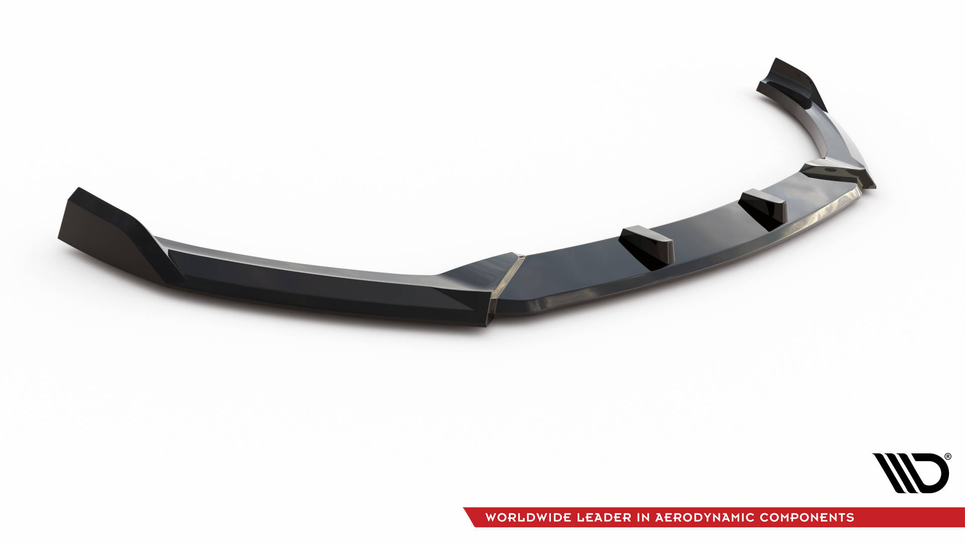 Street+ Spoilerlippe Front Ansatz V.2 passend für Hyundai I20 Mk2 FL schwarz Hochglanz