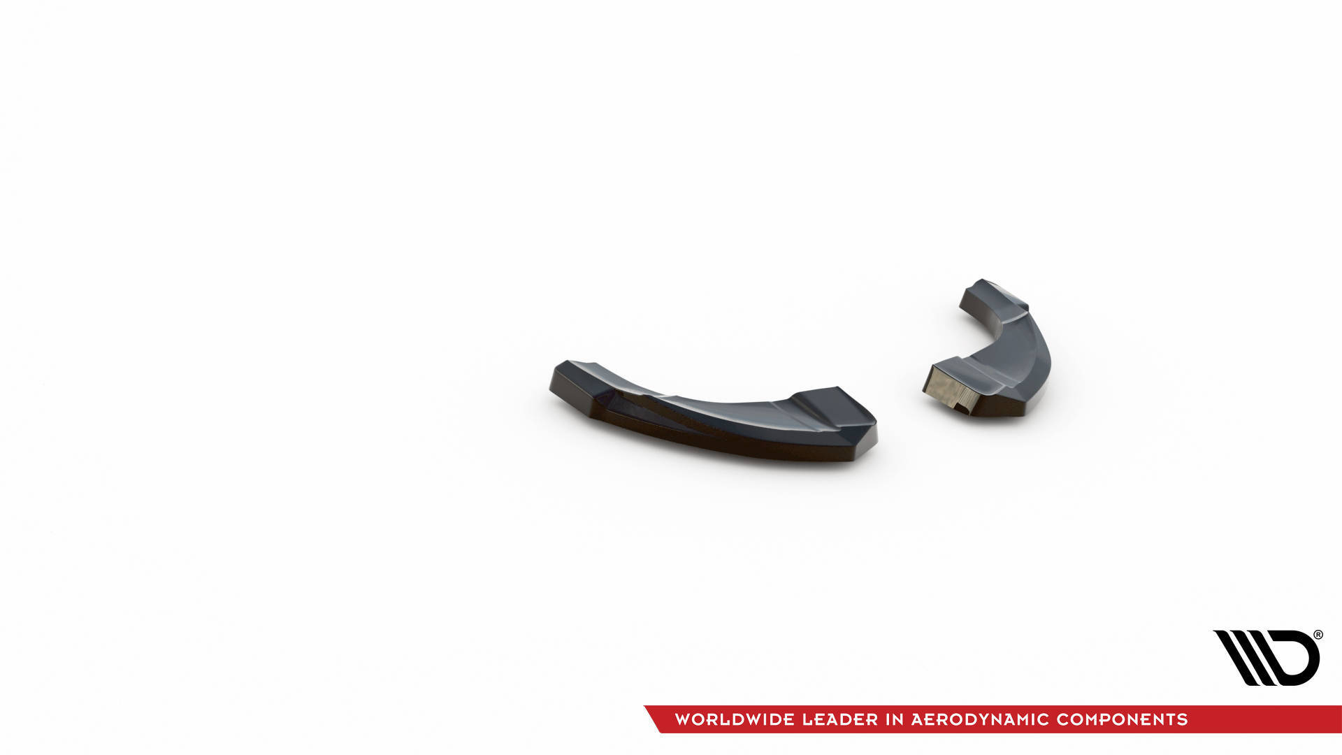 Street+ Heck Ansatz Flaps V.1 passend für Hyundai Kona Mk1 schwarz Hochglanz