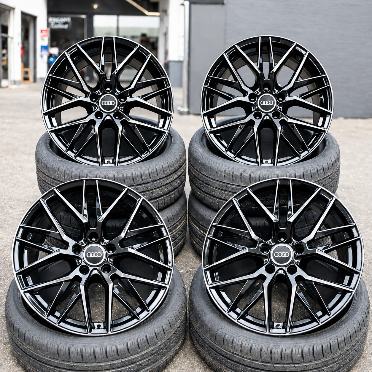 18 Zoll DM08 Alu Felgen für Audi A4 A5 A6 S4 S5 B8 B9 8K F5 C7 C8 4G F2 Quattro