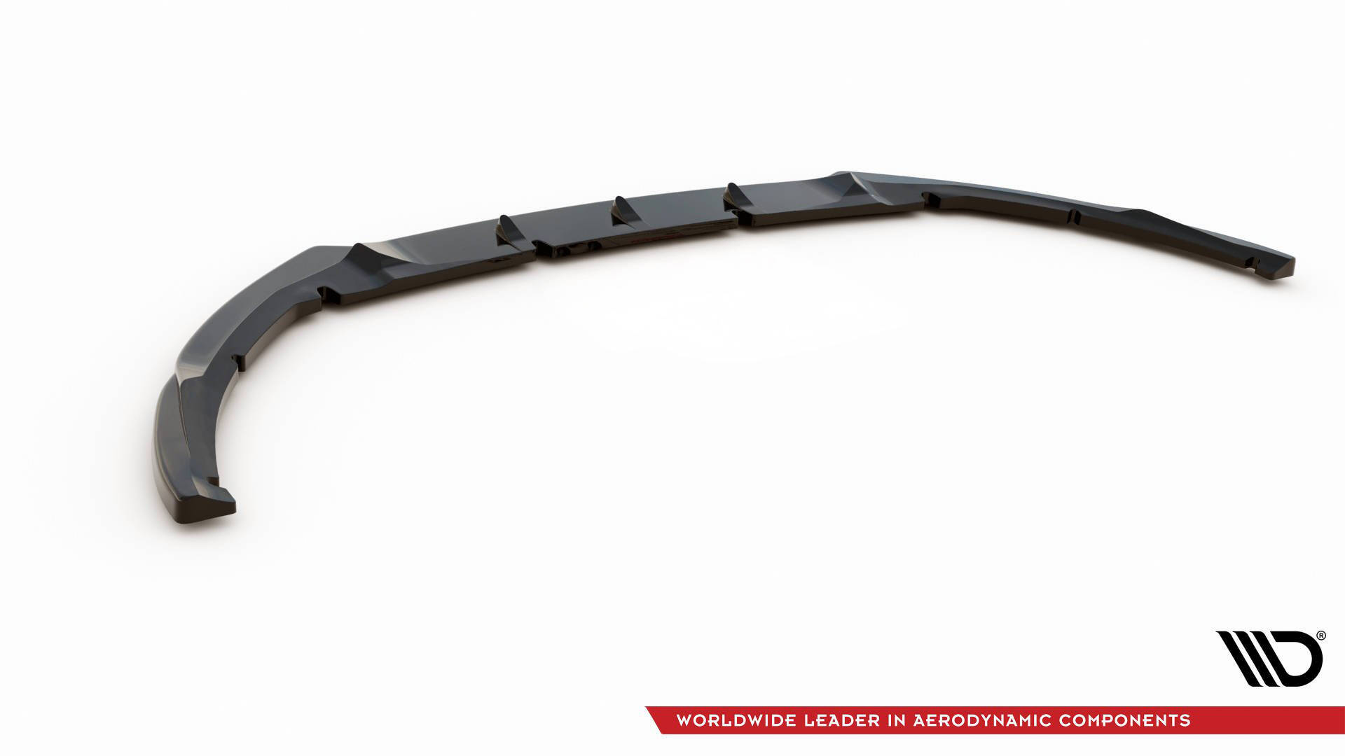 Street+ Spoilerlippe Front Ansatz V.5 passend für Ford Focus ST Mk3 FL schwarz Hochglanz