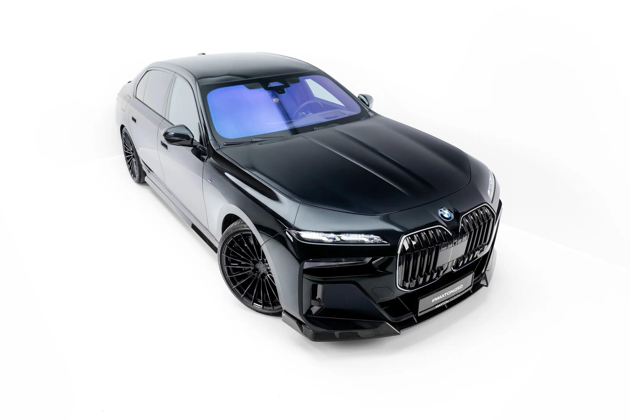 Prepreg Carbon Fiber Street+ Spoilerlippe Front Ansatz passend für BMW 7 M-Paket / M760e / i7 M-Paket G70