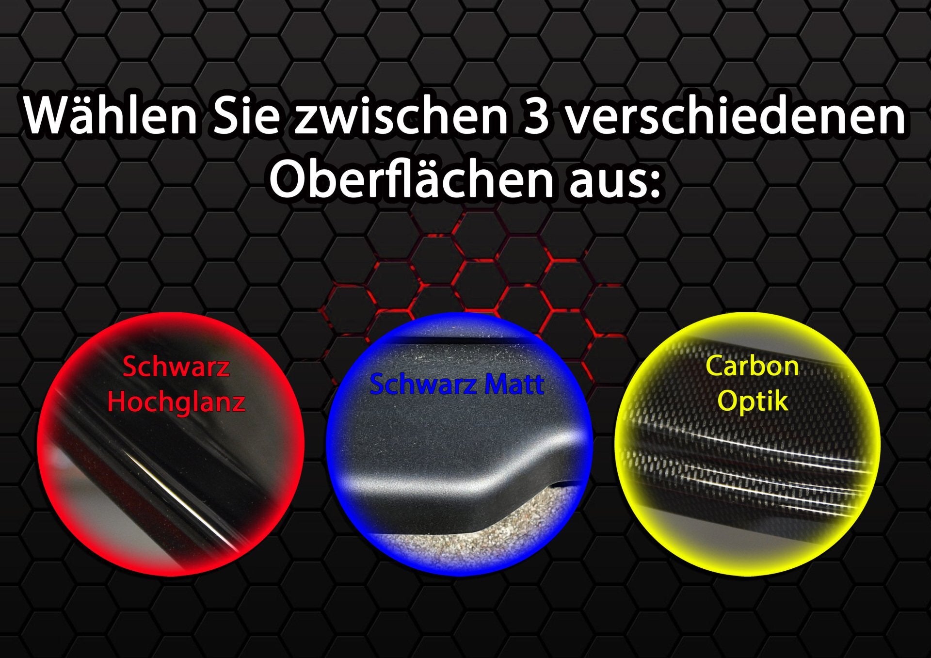 Widebody Kotflügel Verbreiterungssatz aus ABS für VW Golf 7 GTI Schwarz Matt