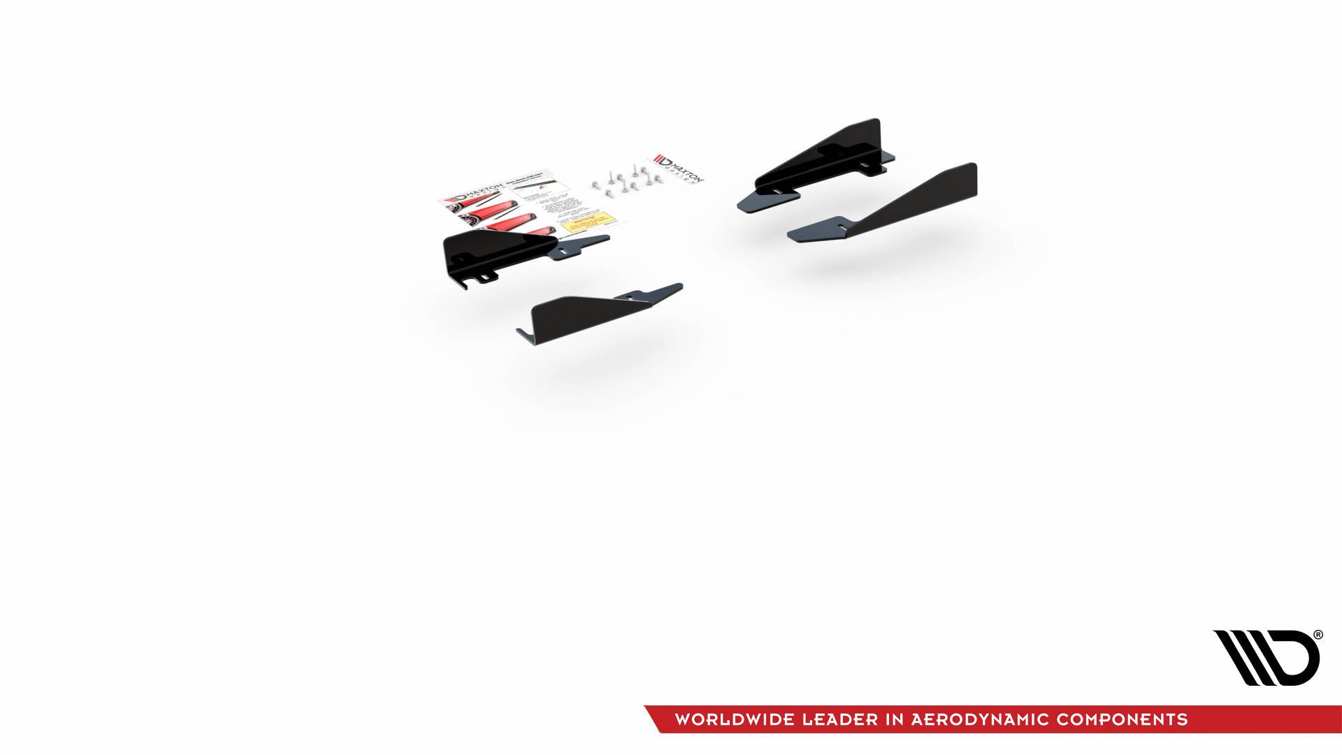 Seitenschweller Flaps passend für VW Polo GTI Mk6 schwarz Hochglanz
