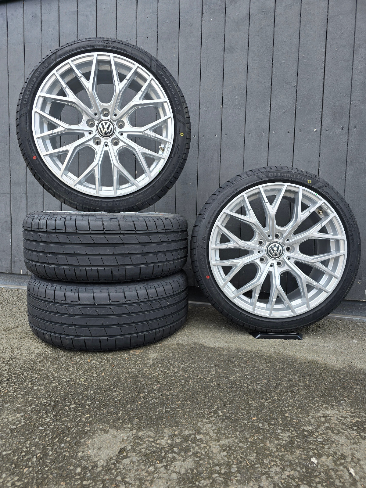 18 Zoll WH37 Alu Felgen für VW Passat 3C B6 B7 B8 Variant GTE Limo R Rline R36