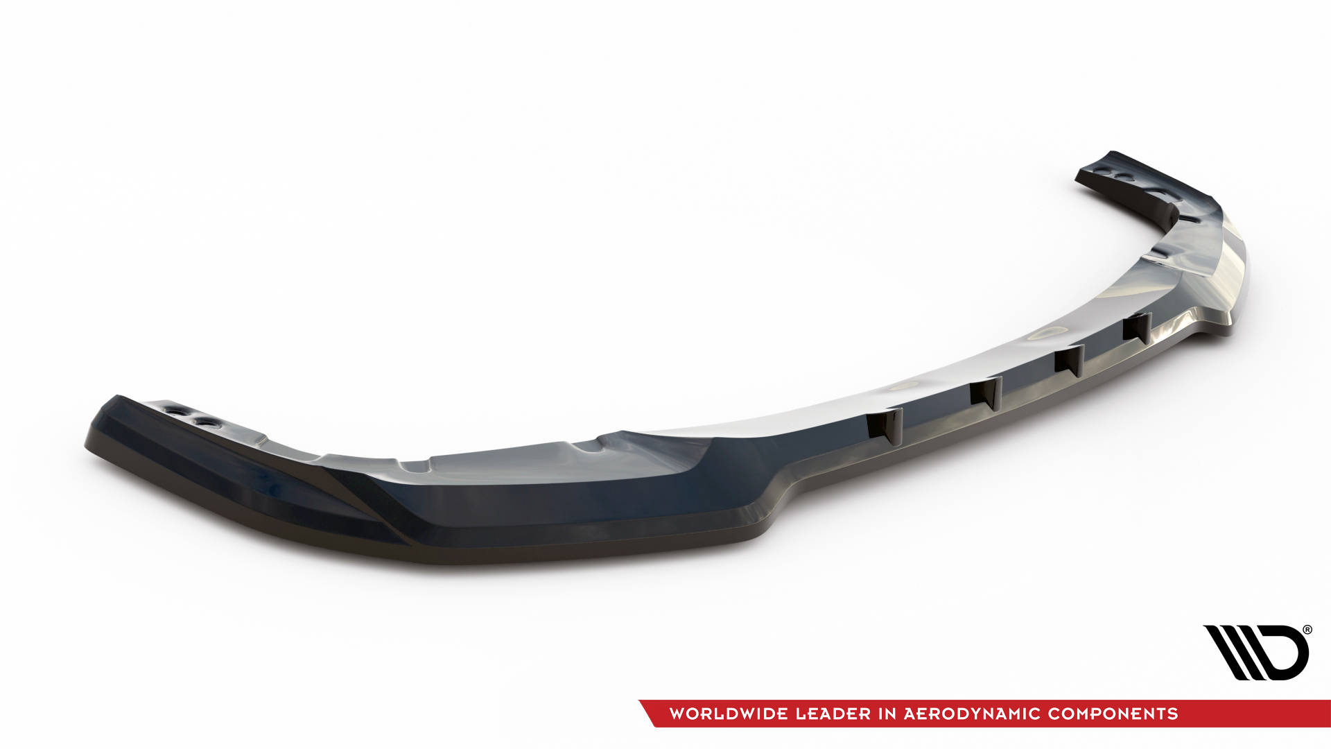 Street+ Spoilerlippe Front Ansatz V.1 passend für BMW X6 M F96 schwarz Hochglanz