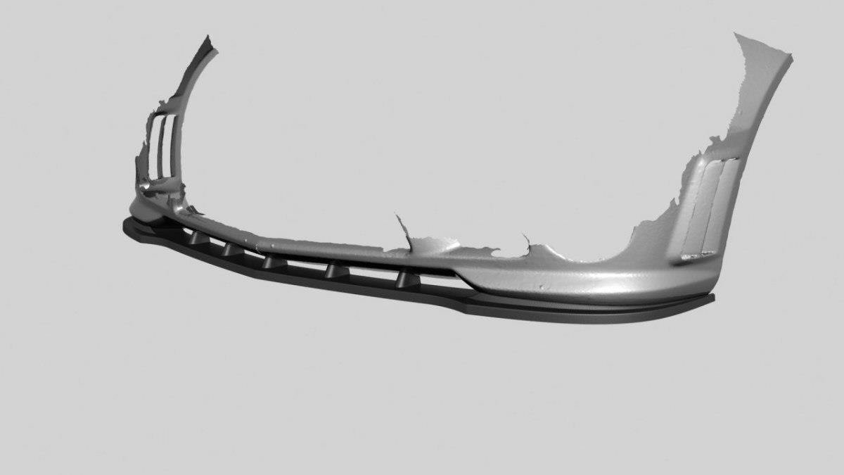 Street+ Spoilerlippe Front Ansatz passend für Mercedes C63 AMG Limousine / Kombi W204 / S204 schwarz Hochglanz