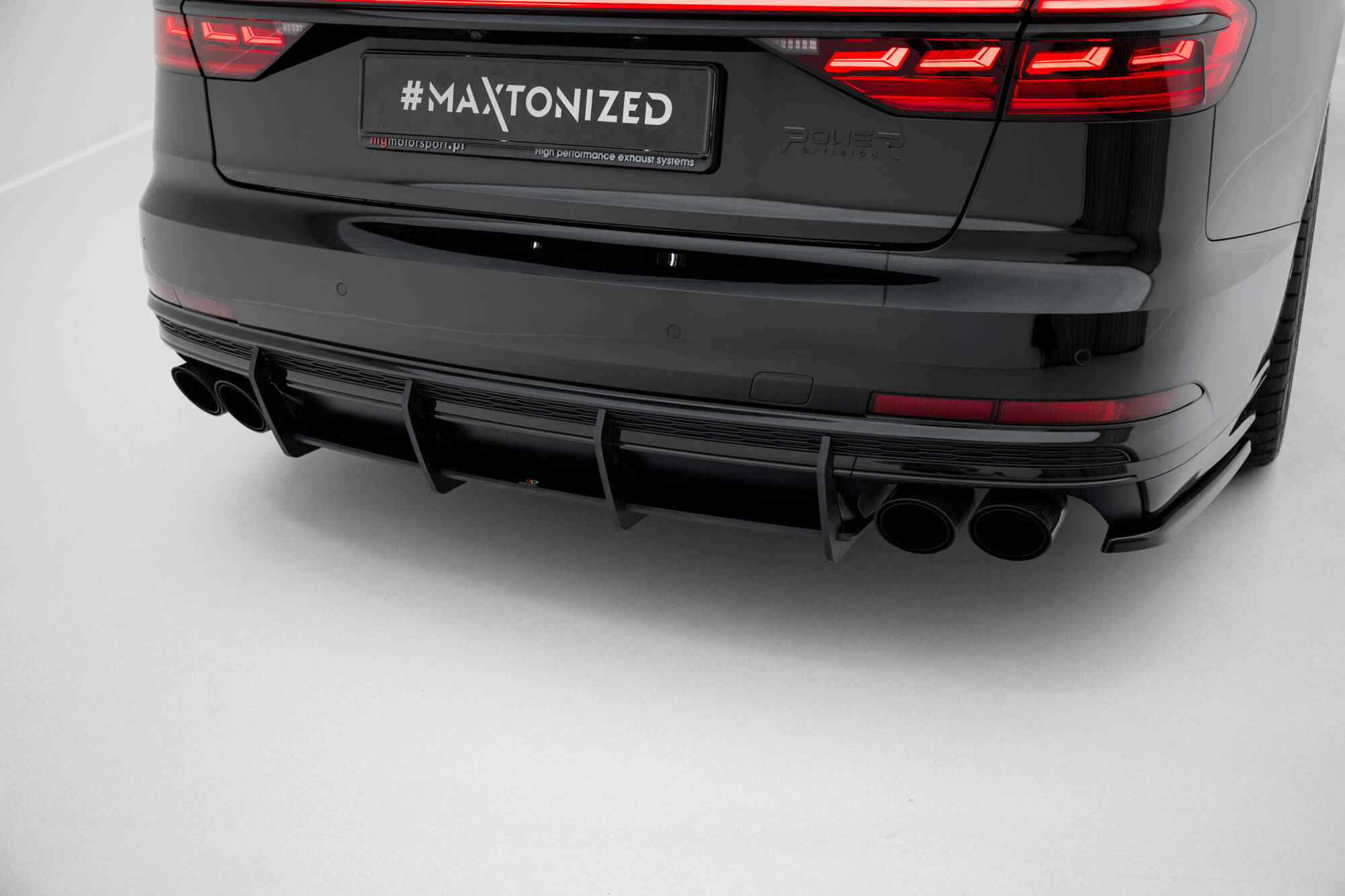 Street Pro Heckschürze Heck Ansatz Diffusor passend für Audi S8 D5