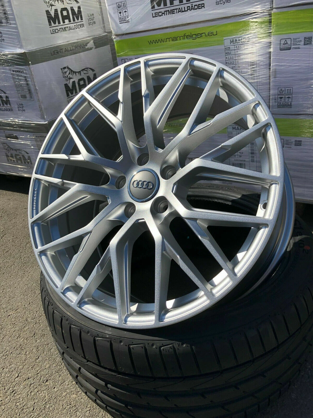 18 Zoll RS4 Felgen für VW T-Roc Passat Sharan Touran R-Line Golf 5 6 7 Variant