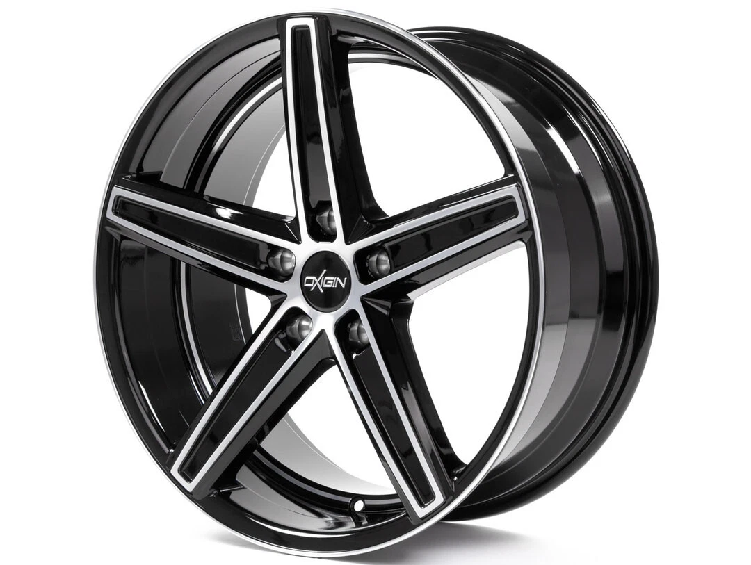 20 zoll Oxigin 18 Felgen für Ford Mustang LAE Schwarz Poliert 9x20 et38 5x114,3