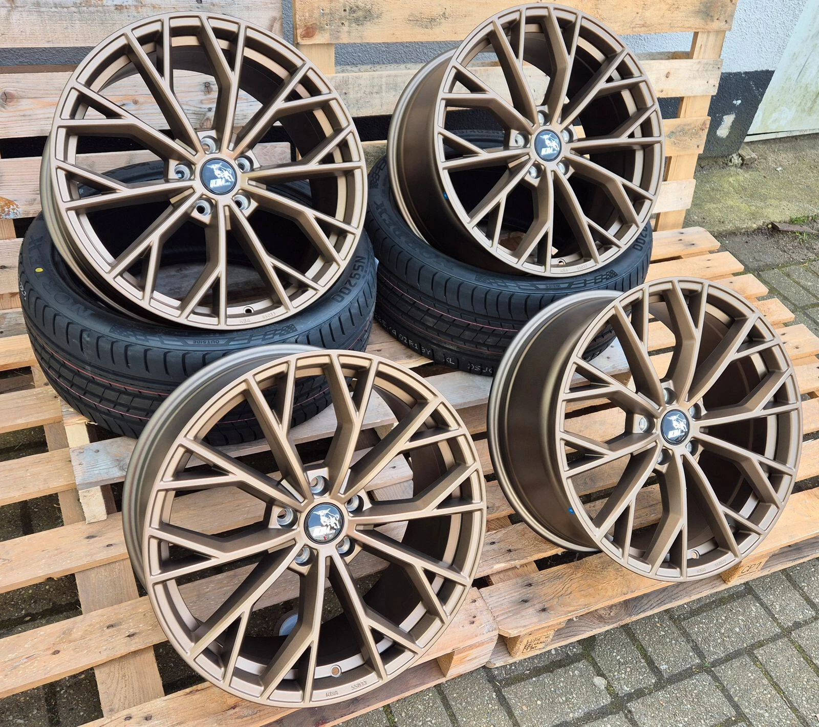 18 Zoll UA23 Felgen für Audi Q5 A6 A4 S4 A5 S5 A8 S-Line Mercedes A35 AMG W177