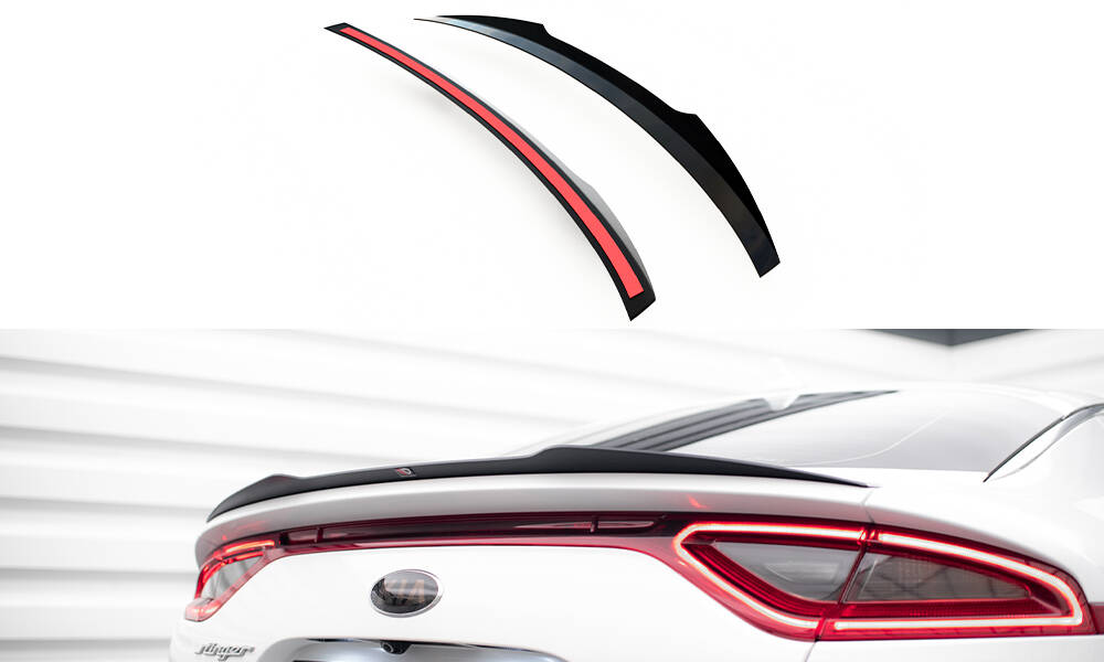 Spoiler CAP für Kia Stinger GT / GT-Line / Standard Mk1 schwarz Hochglanz