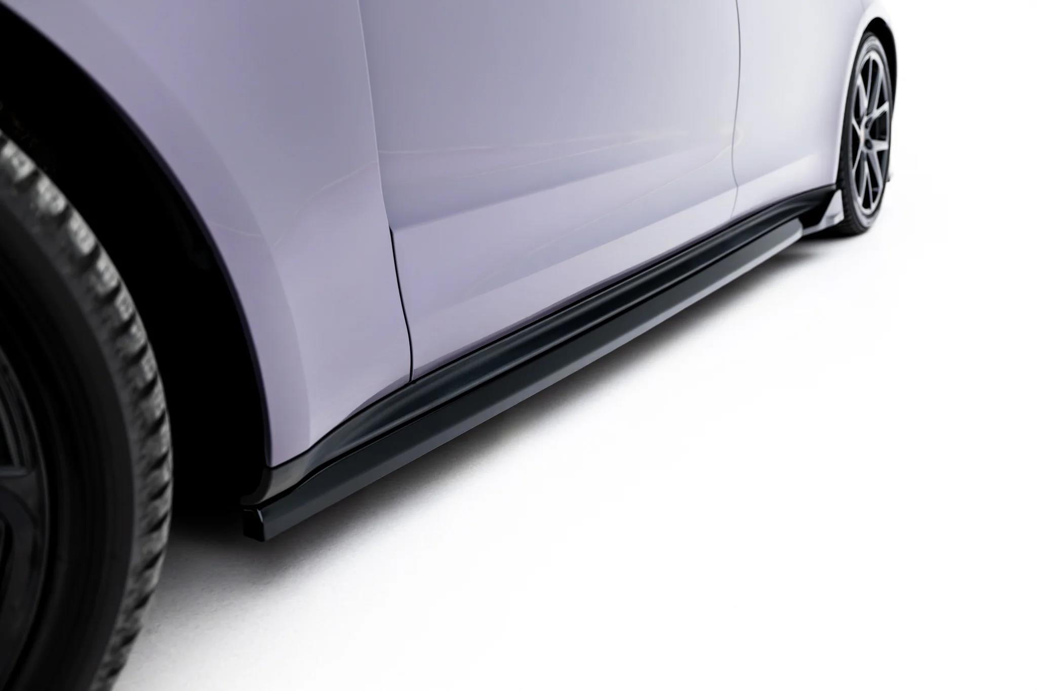 Street+ Seitenschweller Leisten passend für Porsche Panamera 4 / 4S E-Hybrid / 4 E-Hybrid 972 schwarz Hochglanz