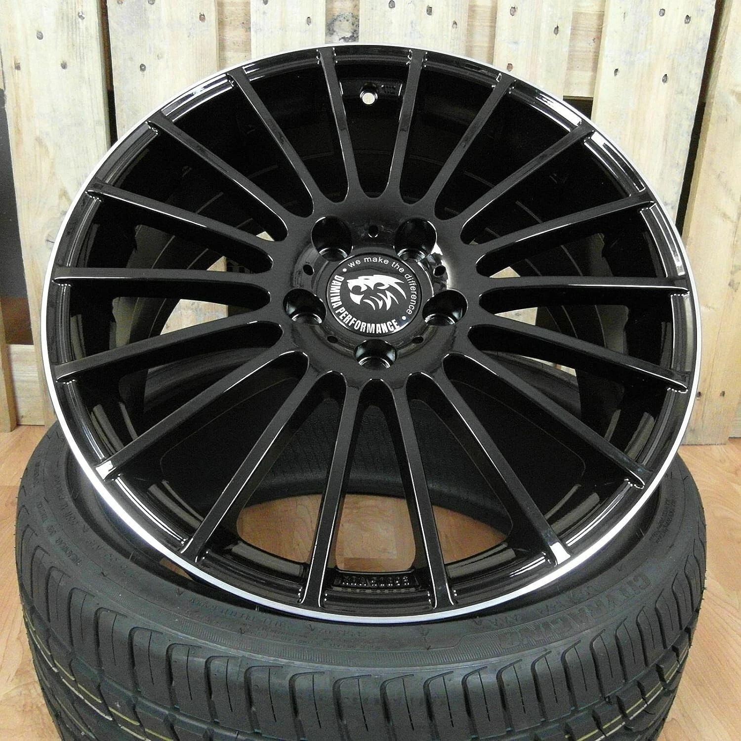18 Zoll Damina DM07 Alu Felgen 5x112 für Mercedes Audi Skoda Seat VW AMG