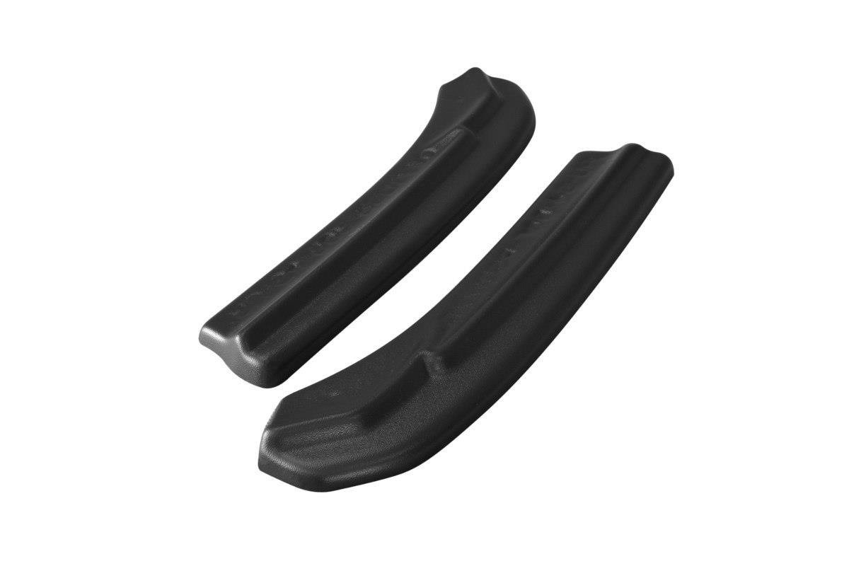Heck Ansatz Flaps Diffusor für Audi S4 B8 FL schwarz Hochglanz