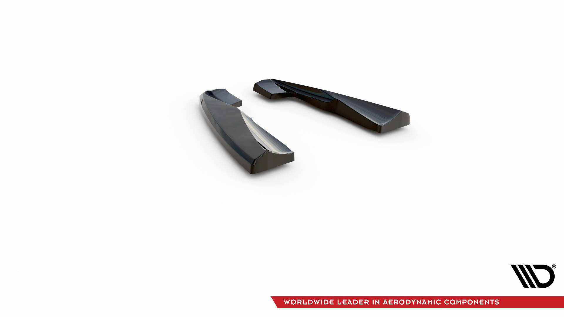 Street+ Heck Ansatz Flaps passend für Volvo XC60 R-Design Mk1 FL schwarz Hochglanz