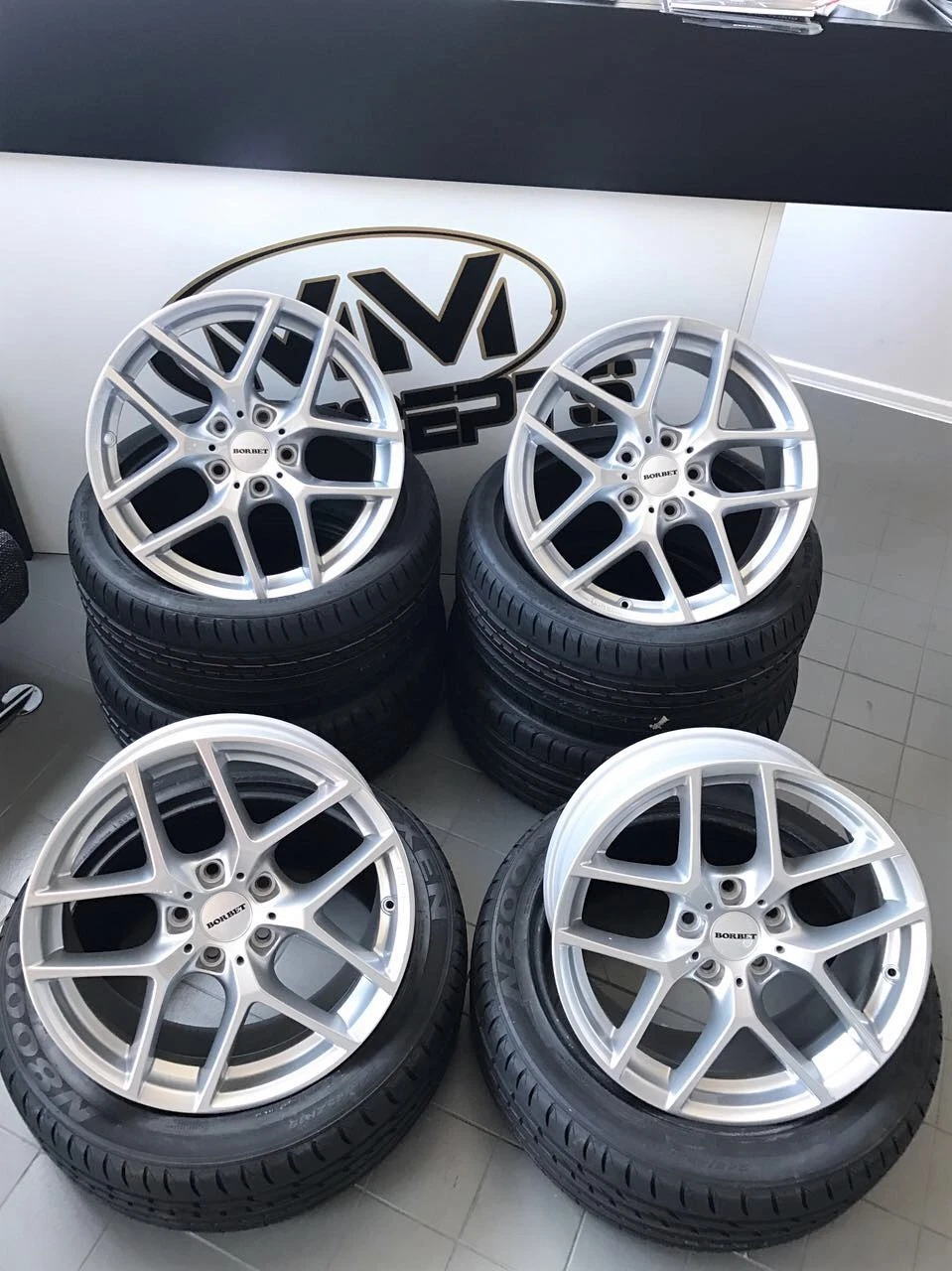17 Zoll Borbet Y Alu Felgen für Ford Focus MK2 MK3 ST RS 500 C-MAX Kuga Mondeo