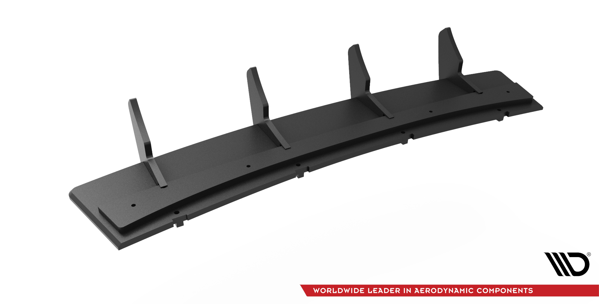 Street Pro Heckschürze Heck Ansatz Diffusor passend für Audi A4 B9 FL schwarz-rot
