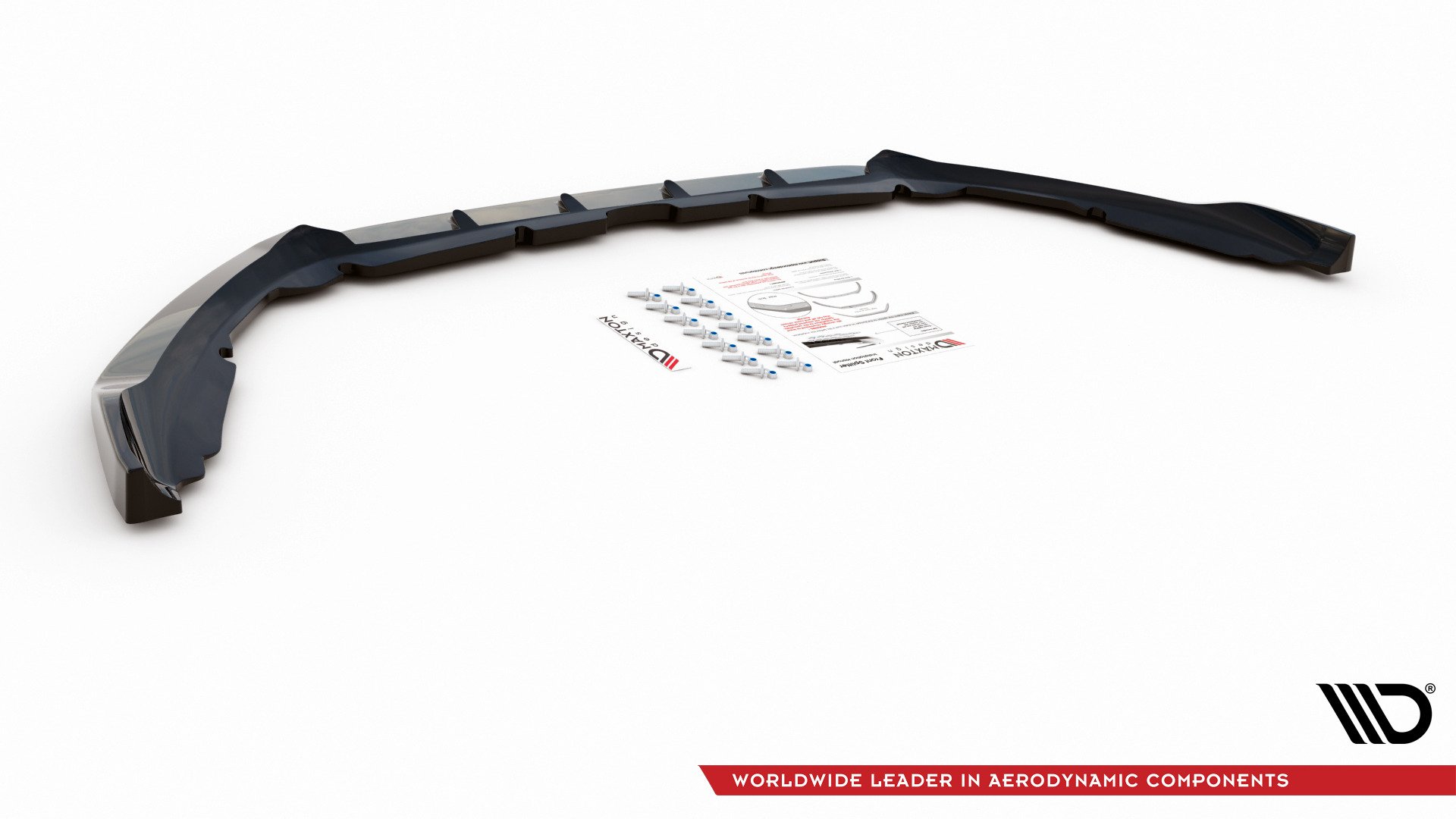 Front Ansatz für Ford Mondeo Mk5 Facelift schwarz Hochglanz