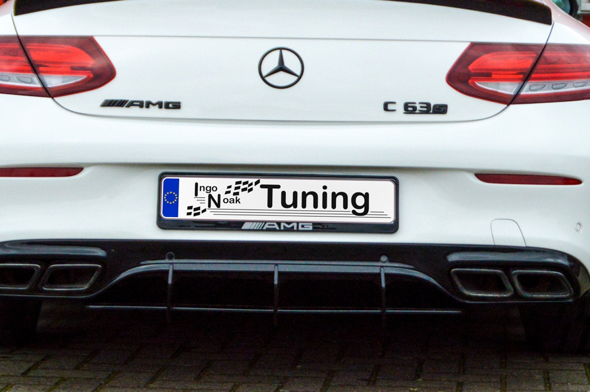 Gefräster Heckansatz für Mercedes C-Klasse C63AMG C205/A205 Coupe Cabrio