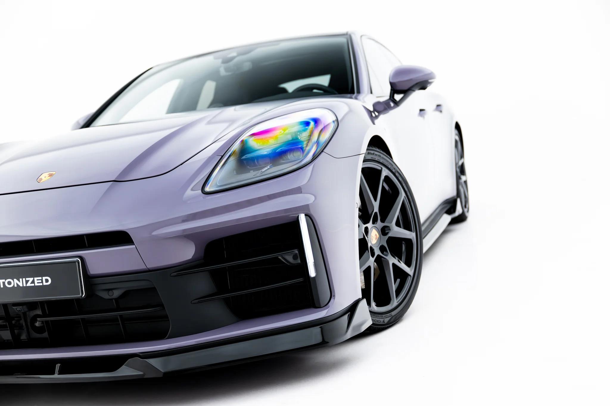 Street+ Spoilerlippe Front Ansatz passend für Porsche Panamera 4 / 4S E-Hybrid / 4 E-Hybrid 972 schwarz Hochglanz
