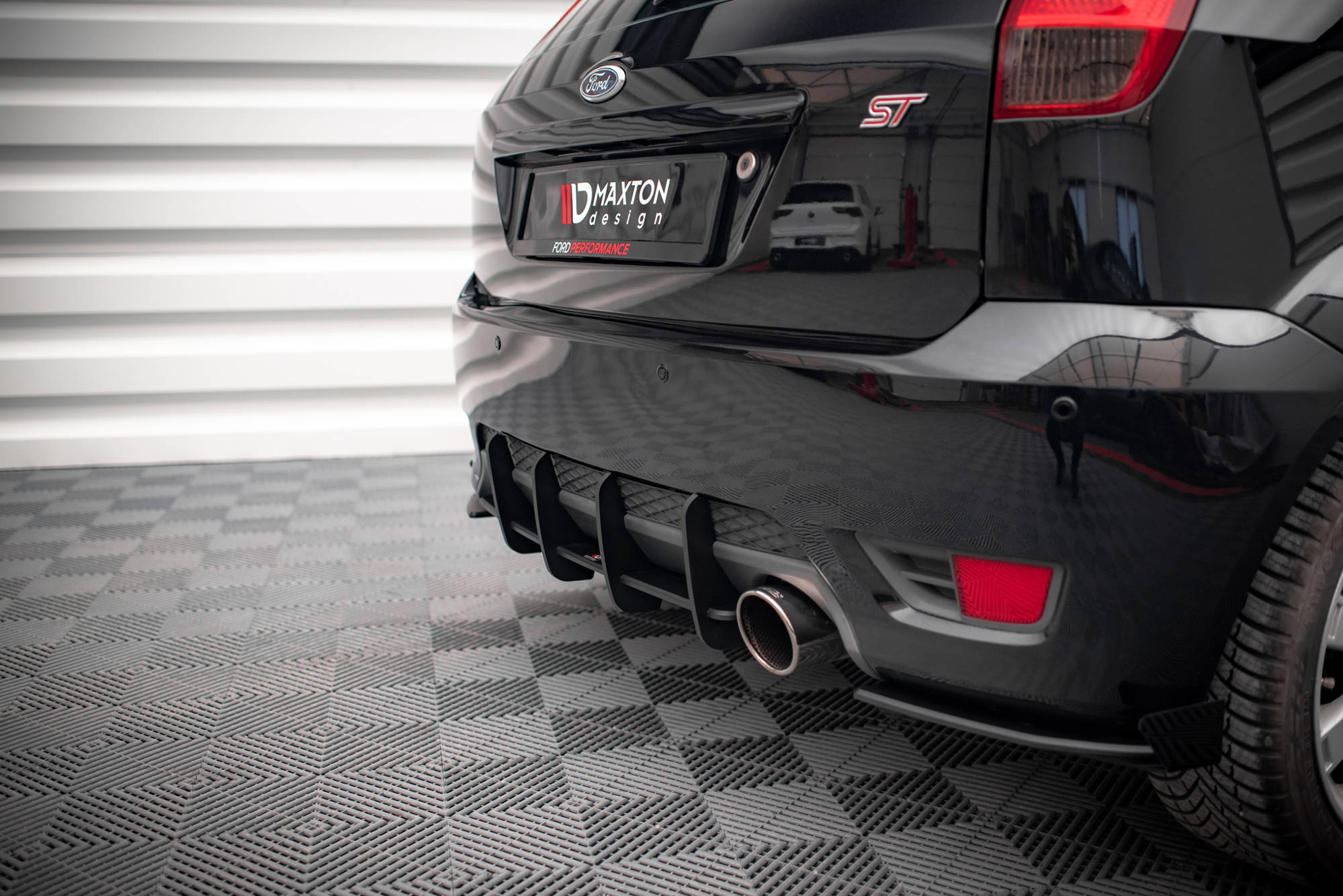 Street Pro Heckschürze Heck Ansatz Diffusor passend für Ford Fiesta ST Mk6