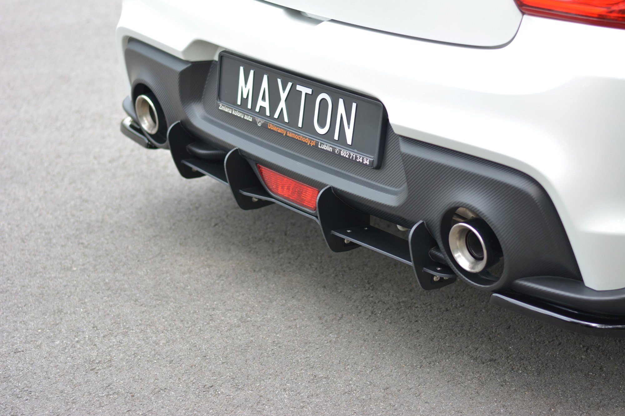 Diffusor Heck Ansatz für Heckschürze für SUZUKI SWIFT 6 SPORT