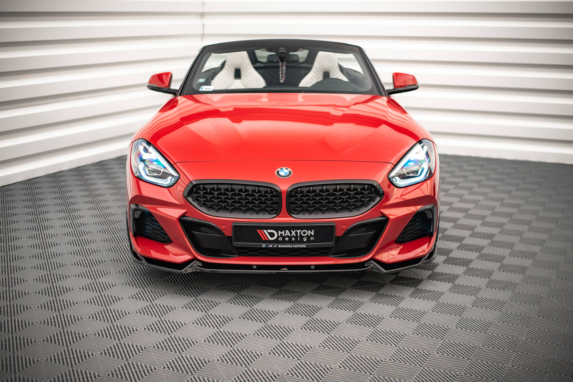 Street+ Spoilerlippe Front Ansatz V.1 passend für BMW Z4 M40i / M-Paket G29 schwarz Hochglanz