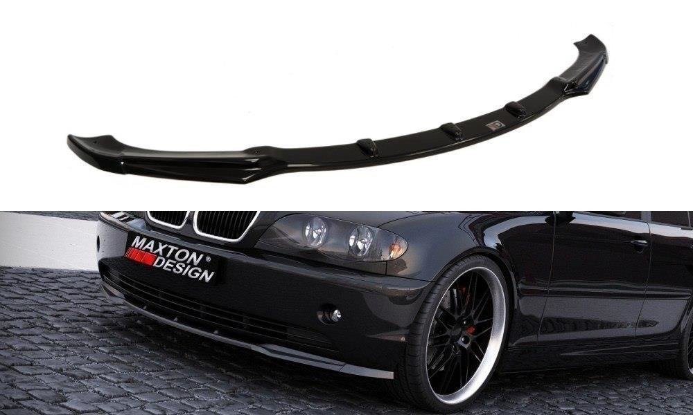 Street+ Spoilerlippe Front Ansatz passend für BMW 3er E46 LIMOUSINE FL schwarz Hochglanz