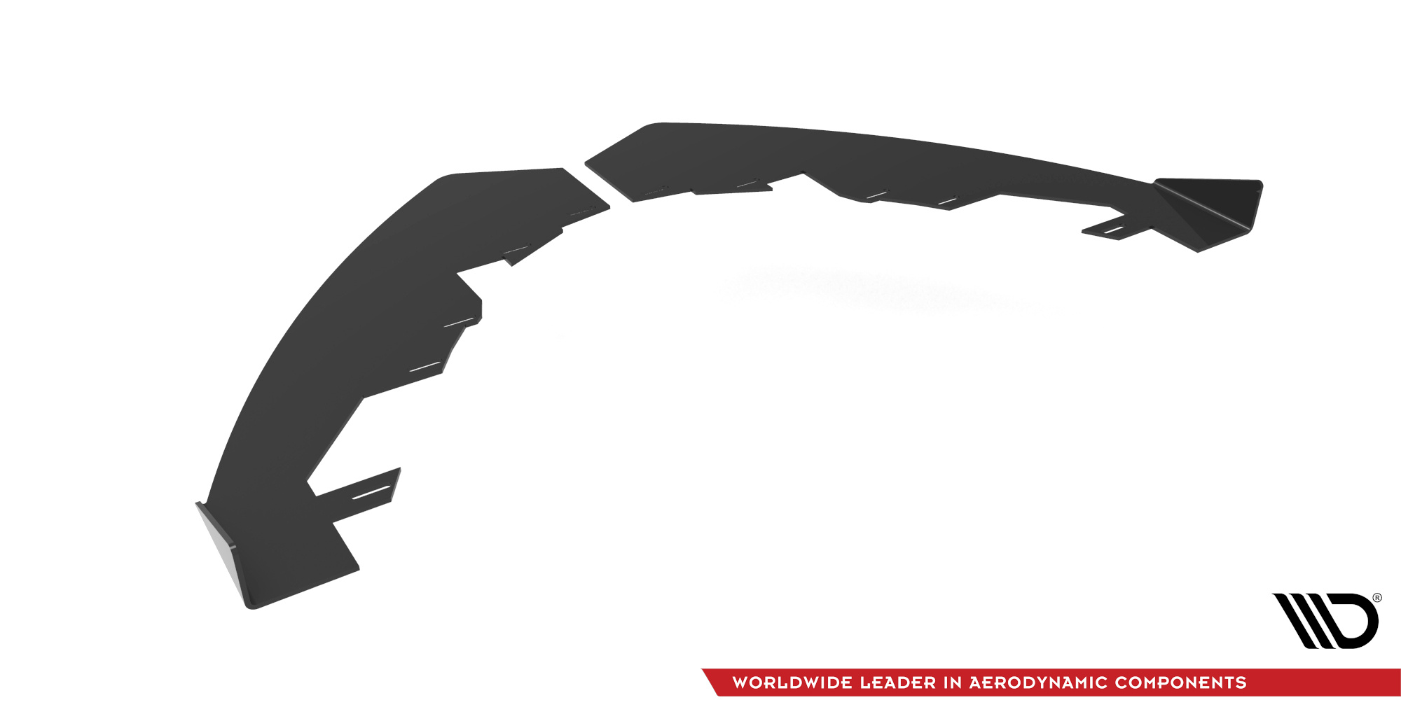 Front Stoßstange Flaps passend für Opel Astra GTC OPC-Line J schwarz Hochglanz