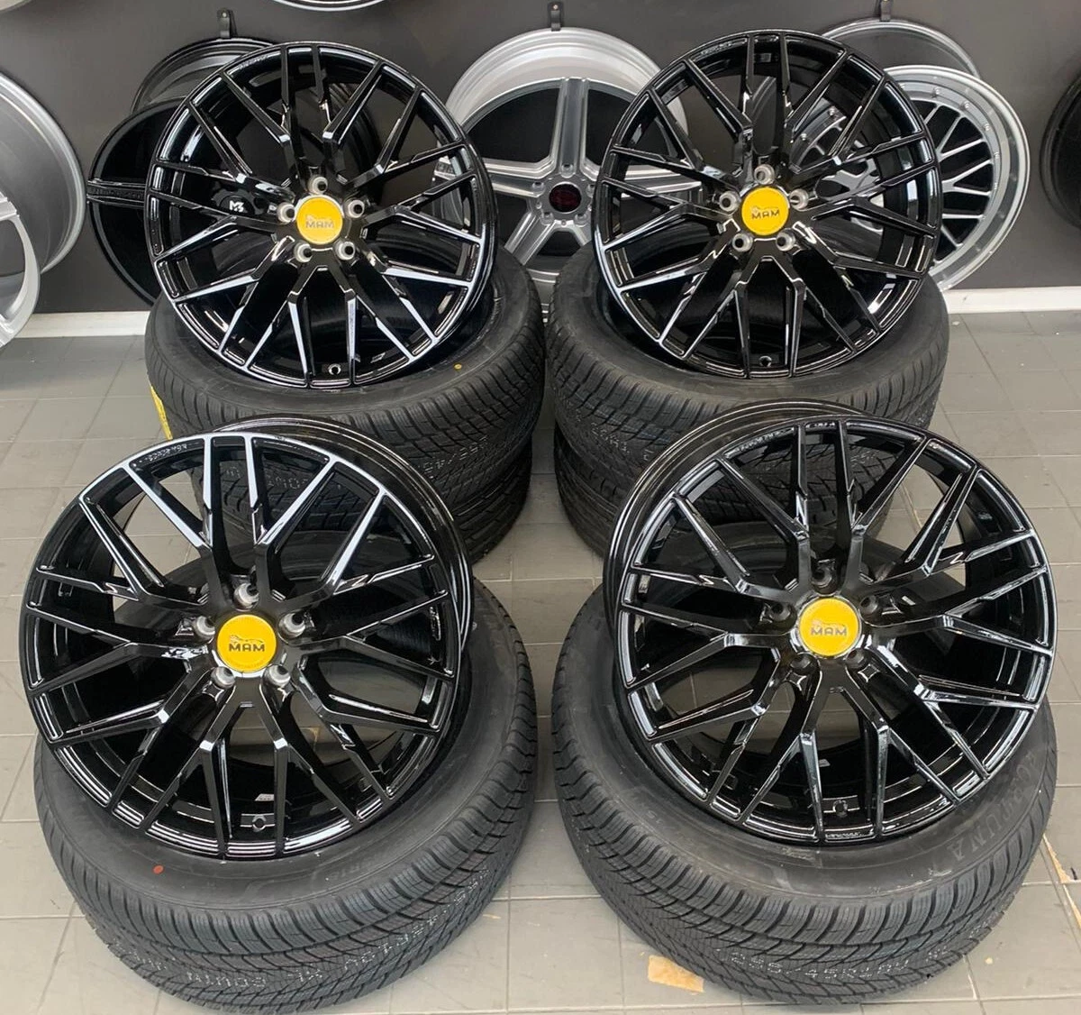 19 Zoll MAM RS4 Alu Felgen für Mercedes CLS W218 W219 GLA GLC S Klasse W221 W222