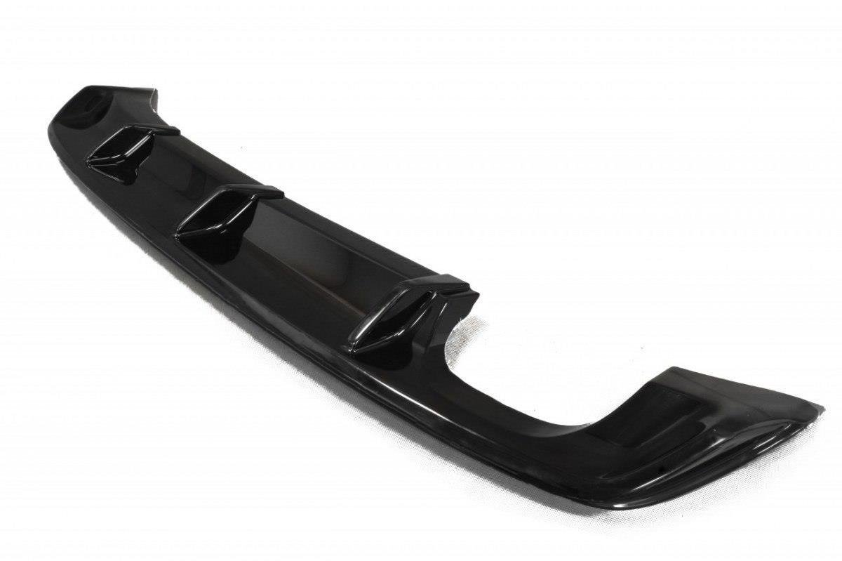 Street+ Heck Ansatz Diffusor passend für Seat Leon III FR schwarz Hochglanz