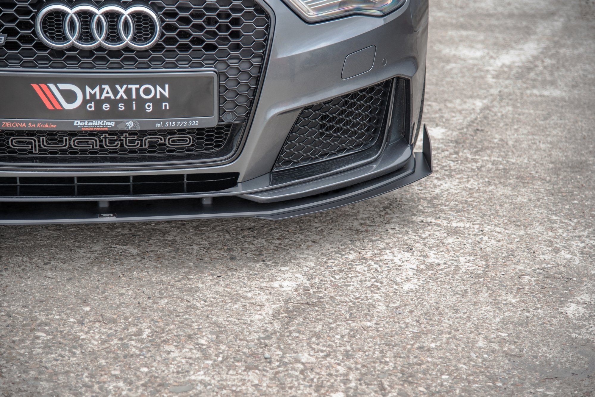 Flaps Audi RS3 8V Sportback schwarz Hochglanz