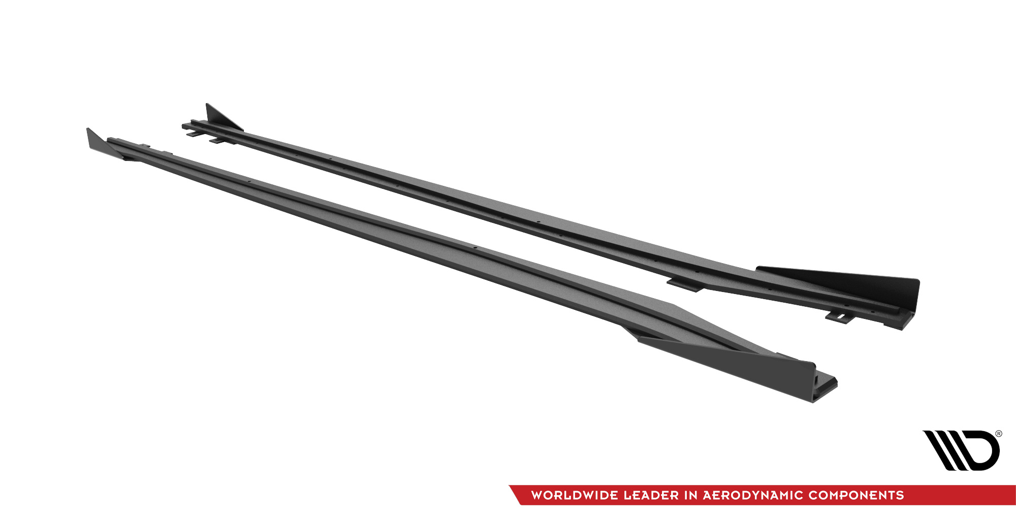 Street Pro Seitenschweller Leisten + Flaps passend für Opel Astra GTC OPC-Line J schwarz Hochglanz