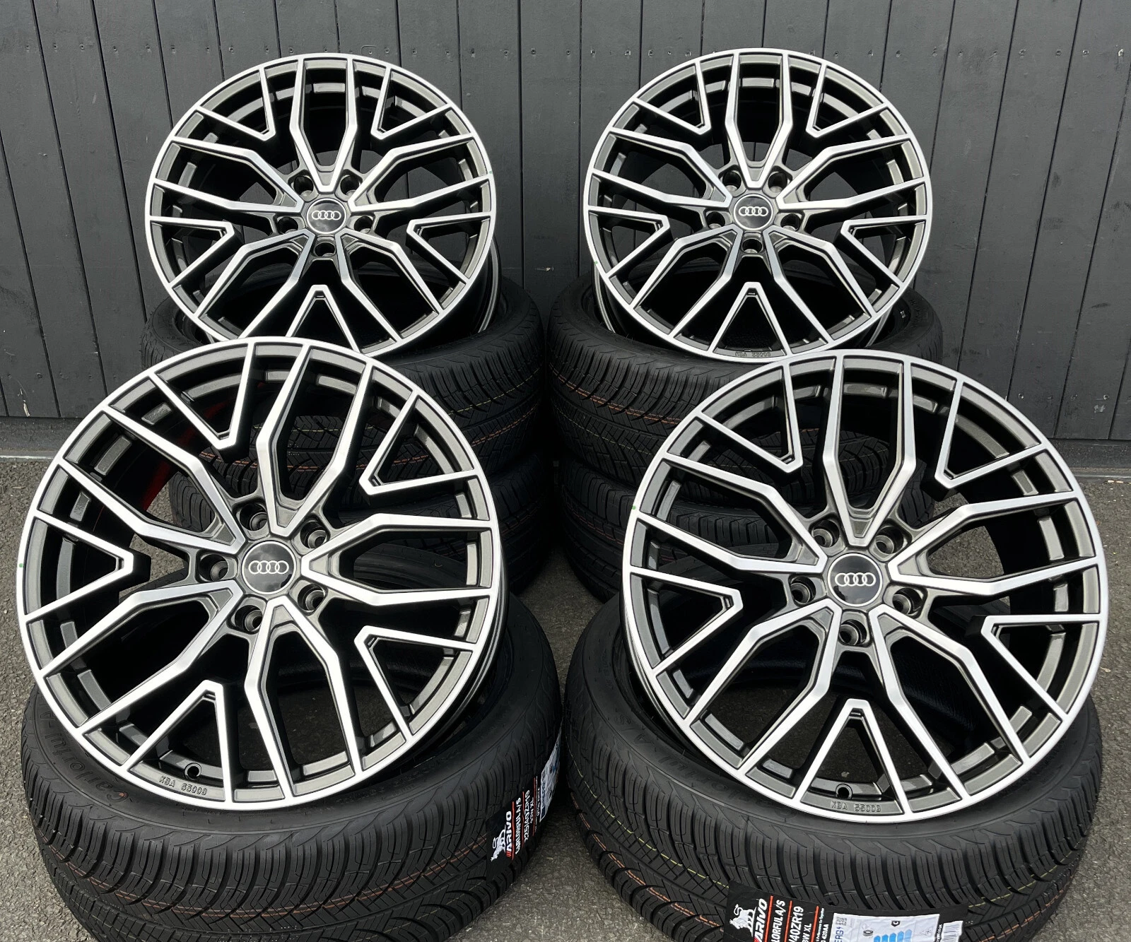 19 zoll MM09 Alu Felgen für Audi A4 S4 RS4 8E B6 B7 B8 B9 QB6 Limo Avant S-Line