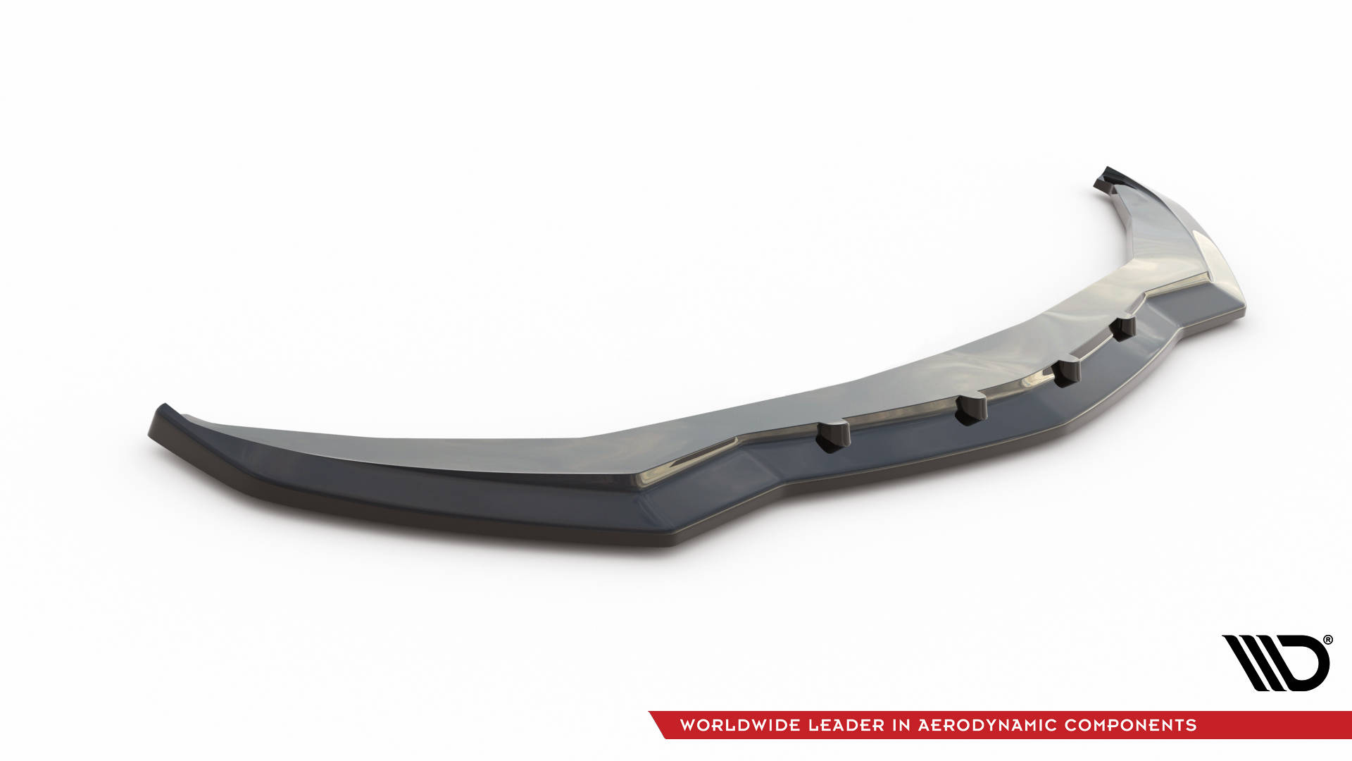 Street+ Spoilerlippe Front Ansatz V.1 passend für Alfa Romeo Giulia Sport schwarz Hochglanz