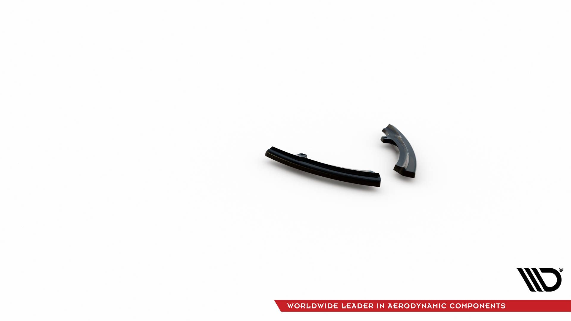 Street+ Heck Ansatz Flaps passend für Mazda 3 Mk3 schwarz Hochglanz