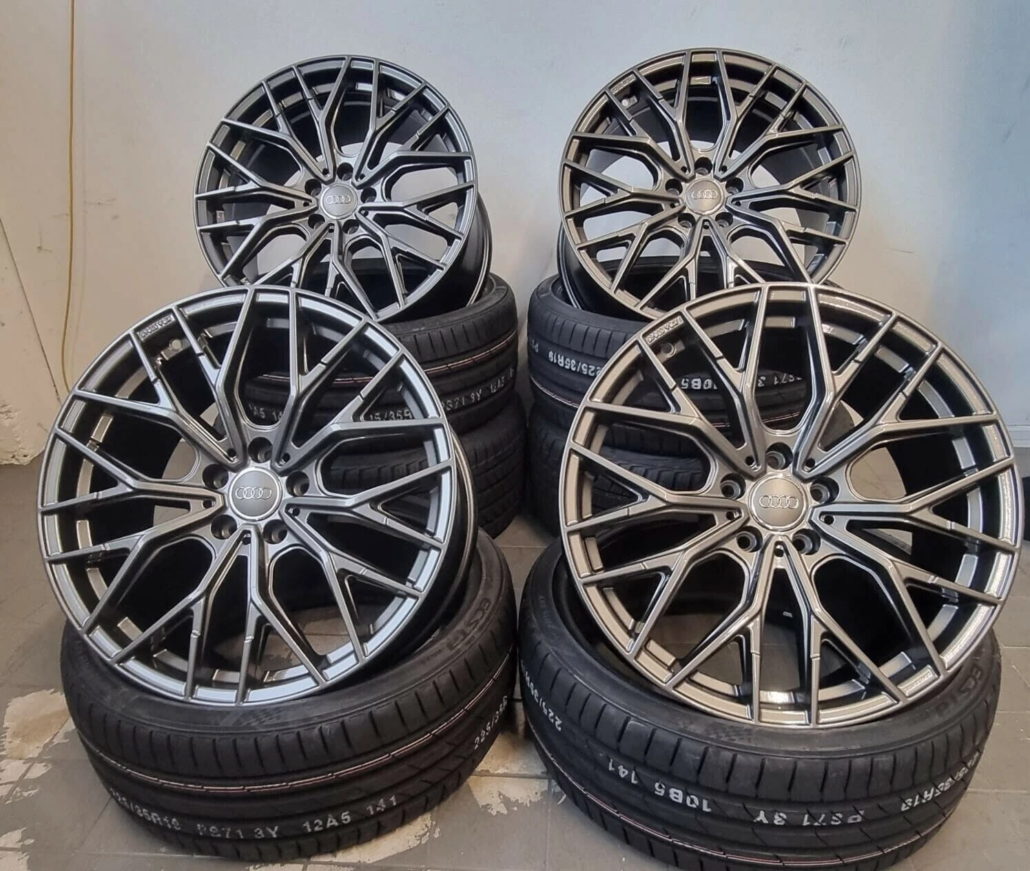 18 Zoll WH37 Alu Felgen für Audi A6 4G F2 C7 C8 Allroad Sline Quattro TT 8J 8S