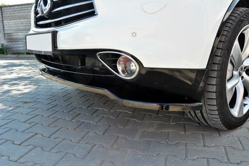 Street+ Spoilerlippe Front Ansatz passend für Mercedes-AMG CLE 53 Aero C236 schwarz Hochglanz