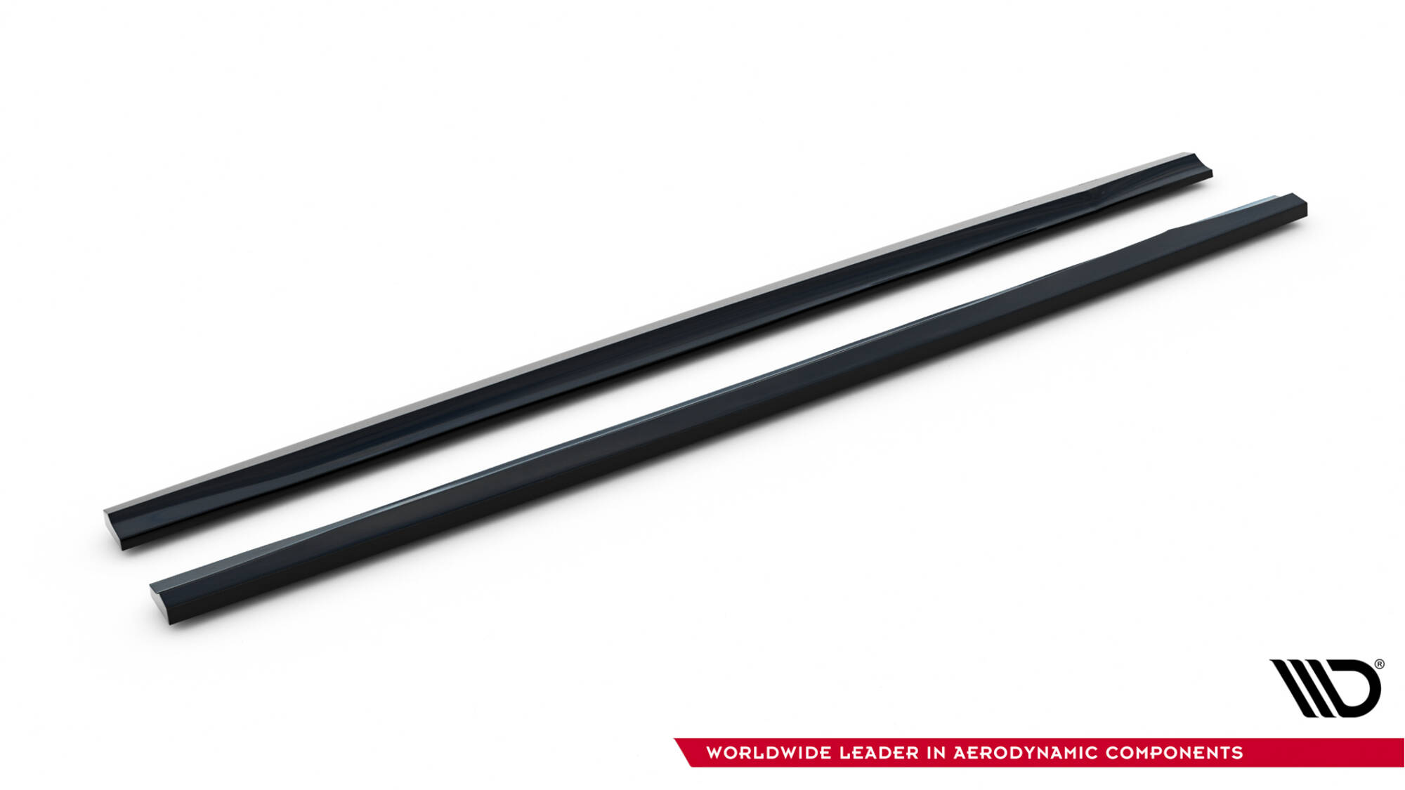 Street+ Seitenschweller Leisten passend für Renault Megane RS Mk3 schwarz Hochglanz