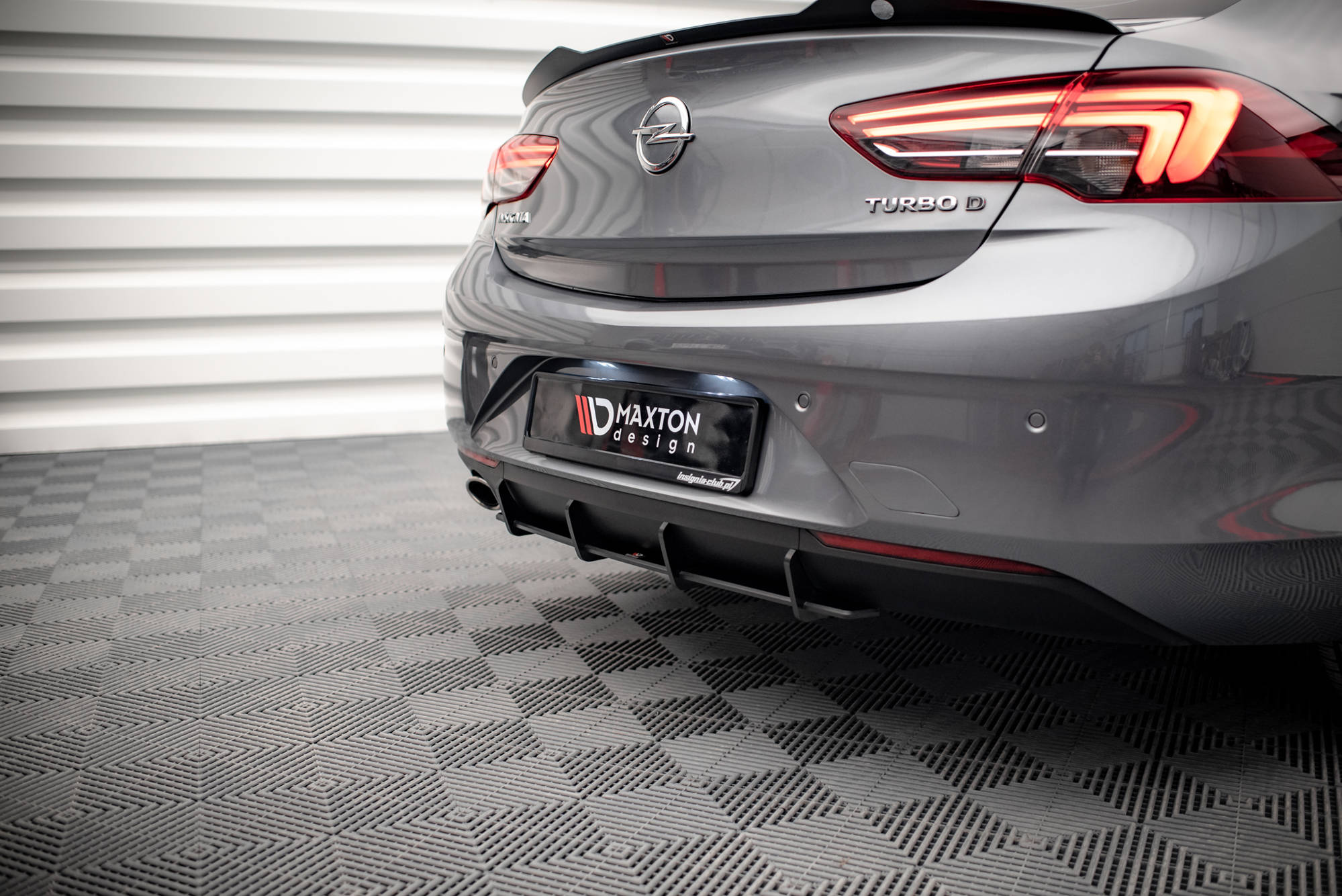 Street Pro Heckschürze Heck Ansatz Diffusor passend für Opel Insignia Mk2
