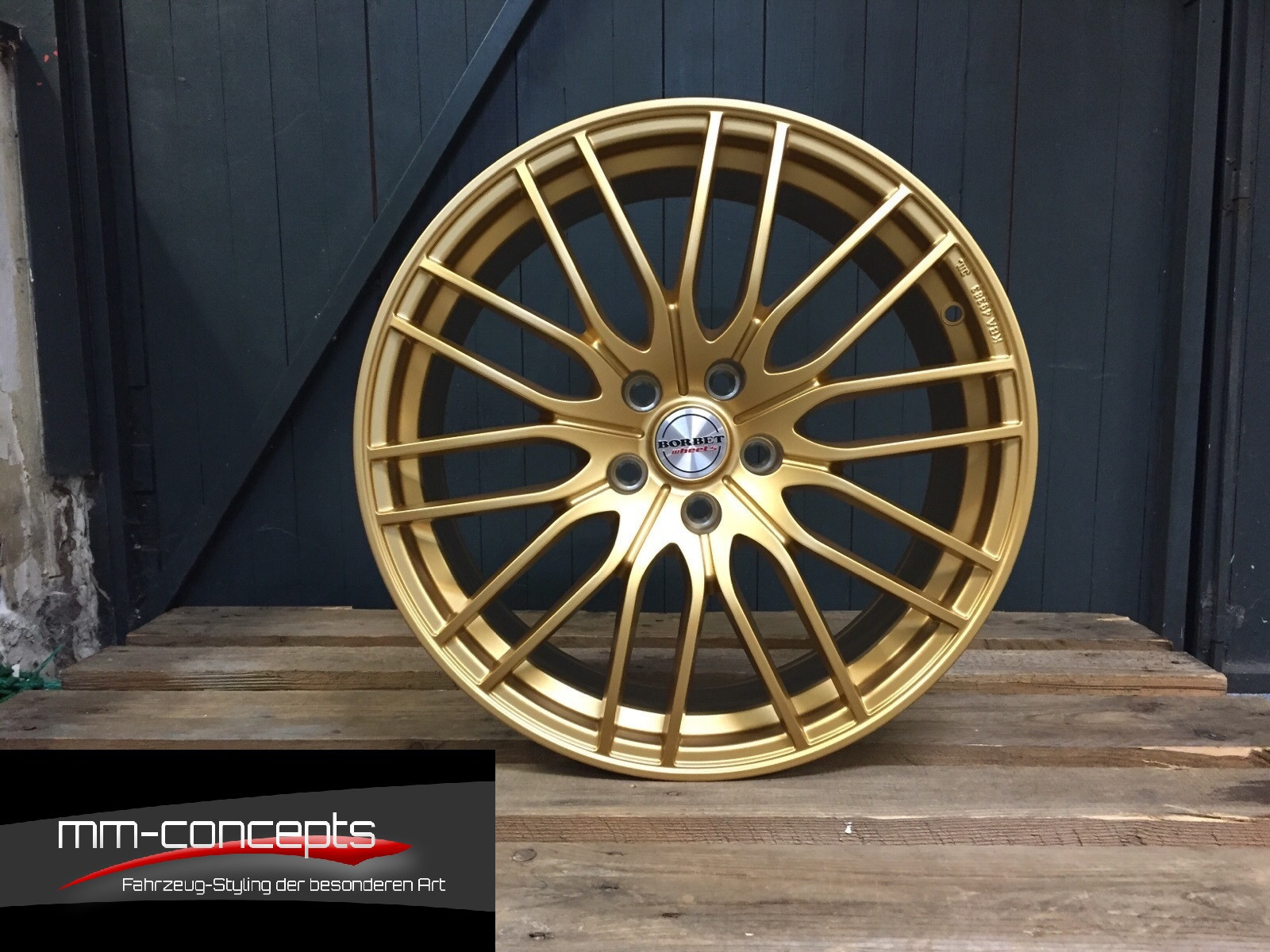 19 Zoll Borbet CW4 Felgen für VW Golf 5 6 7 R GTI Performance GTD R32 R400 Gold