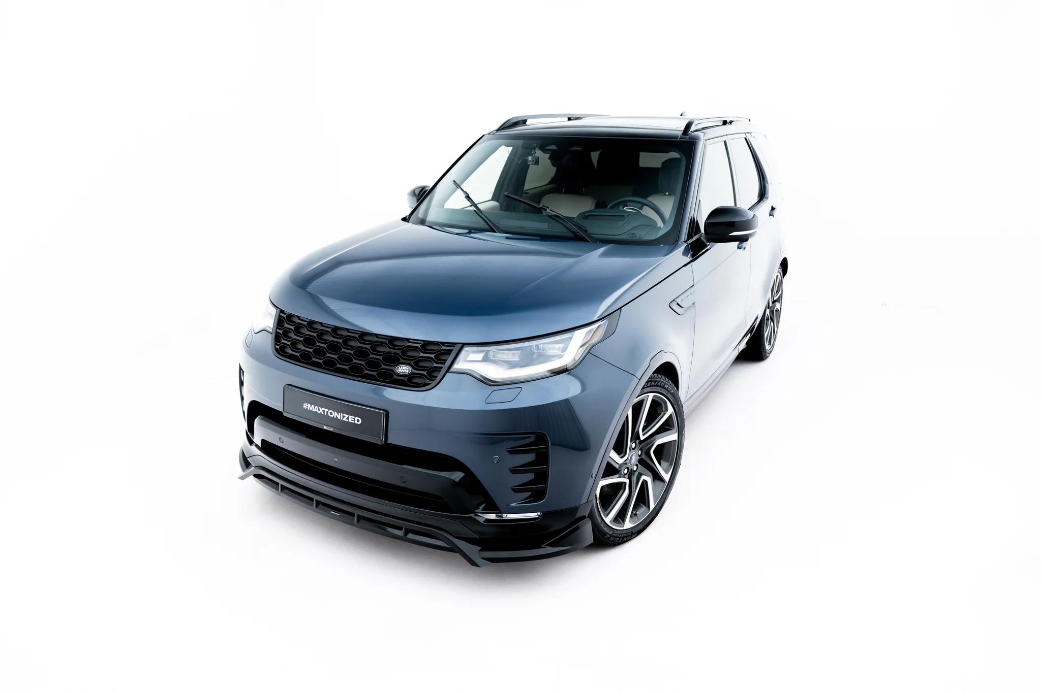 Street+ Spoilerlippe Front Ansatz passend für Land Rover Discovery HSE Mk5 Facelift schwarz Hochglanz