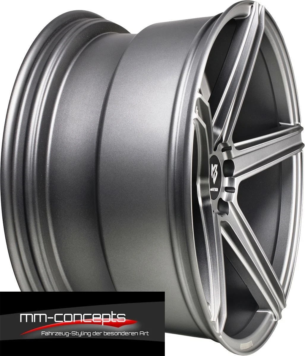 20 Zoll KV1 Concave Felgen für Porsche Macan Diesel S GTS Turbo Grau MB Design