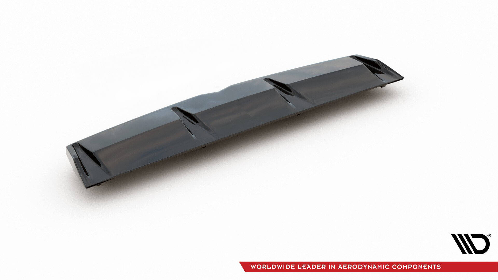 Mittlerer Cup Diffusor DTM Look Heck Ansatz für Hyundai I30 N Mk3 Fastback schwarz Hochglanz